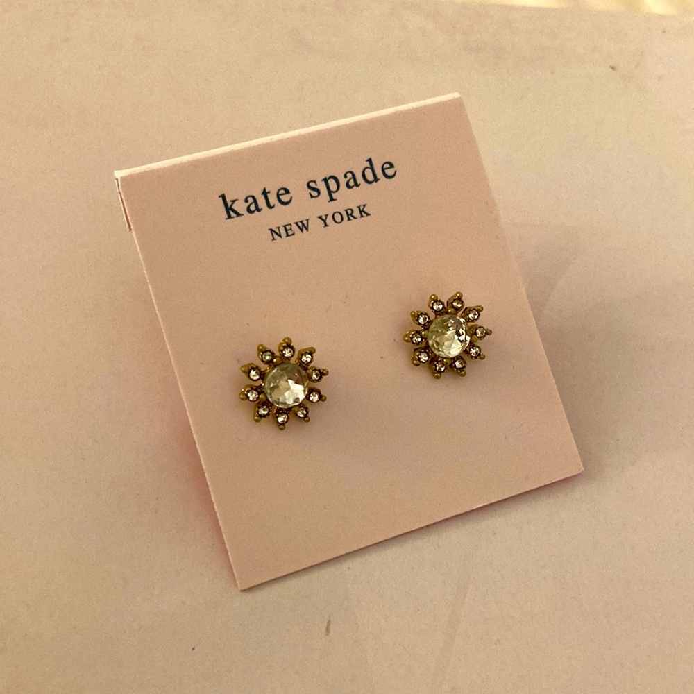 BRAND NEW Kate Spade Earrings with Mother of Pearl
